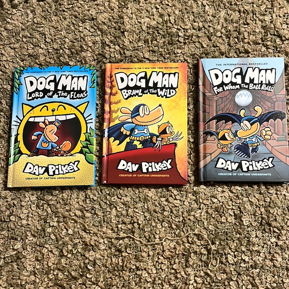 3 Dog Man books- Bundle